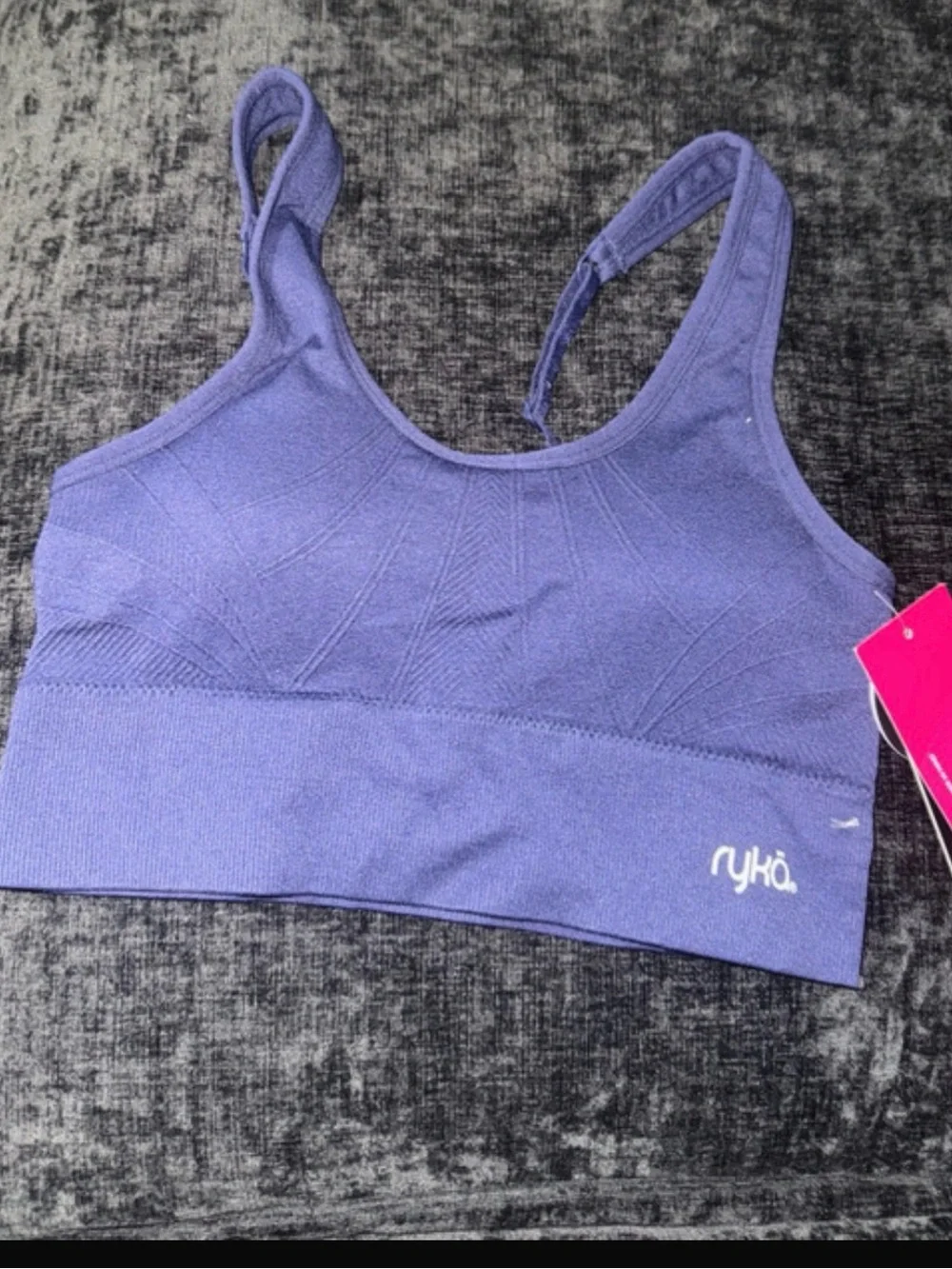 Ryka Navy and Cream Seamless Support Sports Bras - Pack of 2